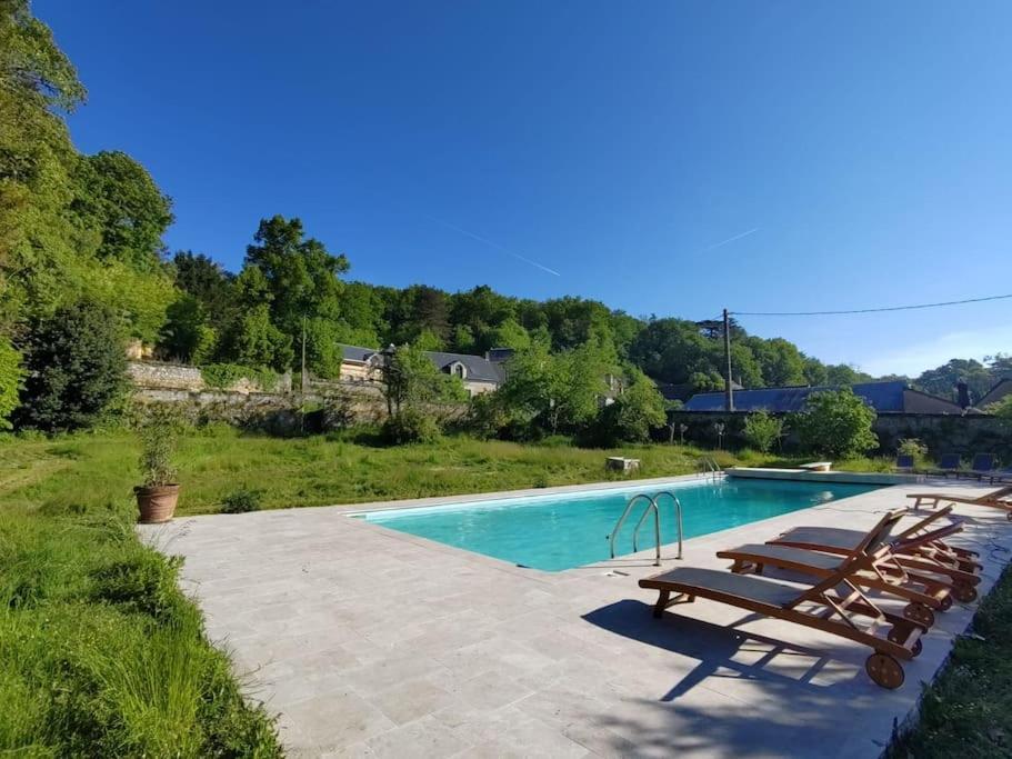 Вилла Magnifiques Ecuries Juste Renovees - Domaine De La Mulotiere Ланже Экстерьер фото
